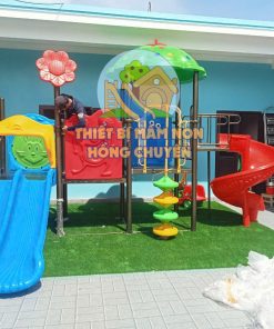 Bộ Cầu Trượt Liên Hoàn Ngoài Trời 01