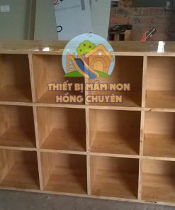 Kệ cặp mầm non gỗ