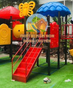 Bộ Cầu Trượt Liên Hoàn Ngoài Trời 04